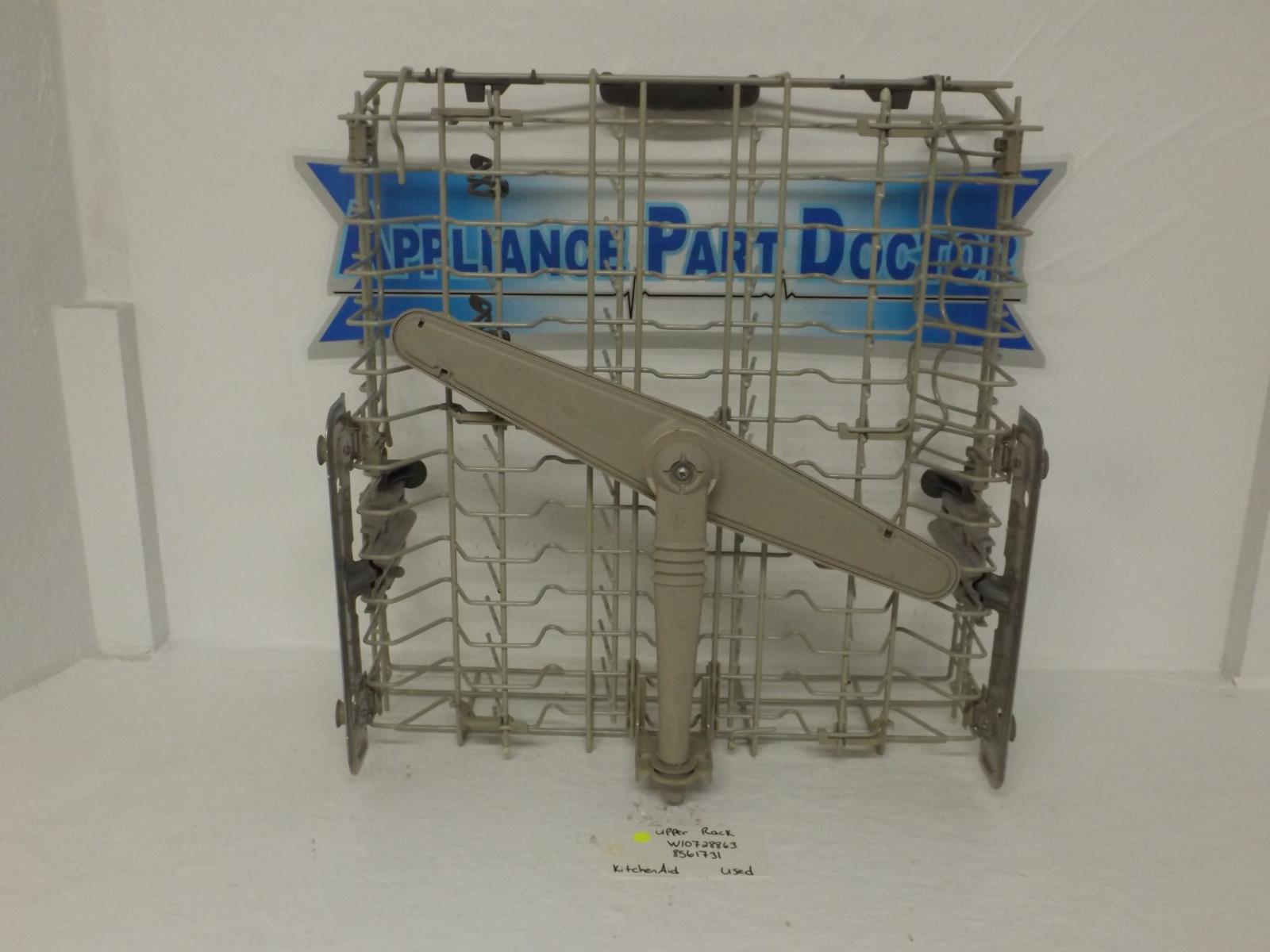 KitchenAid Dishwasher W10728863 8561731 Upper Rack Used KitchenAid Dishwasher W10728863 8561731 Upper Rack Used